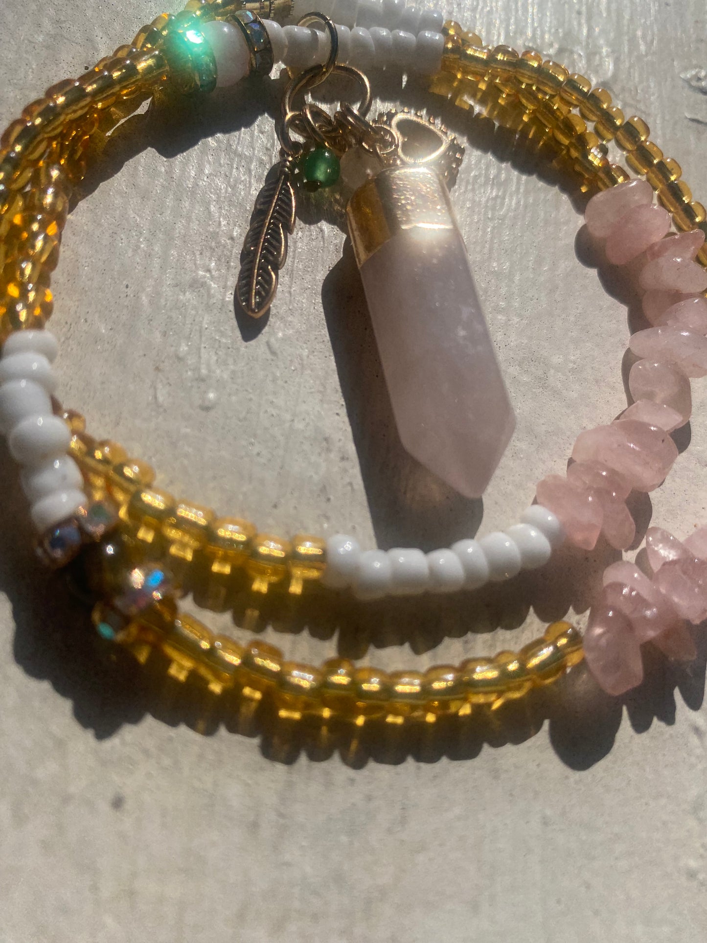 Beaded Self Love Necklace