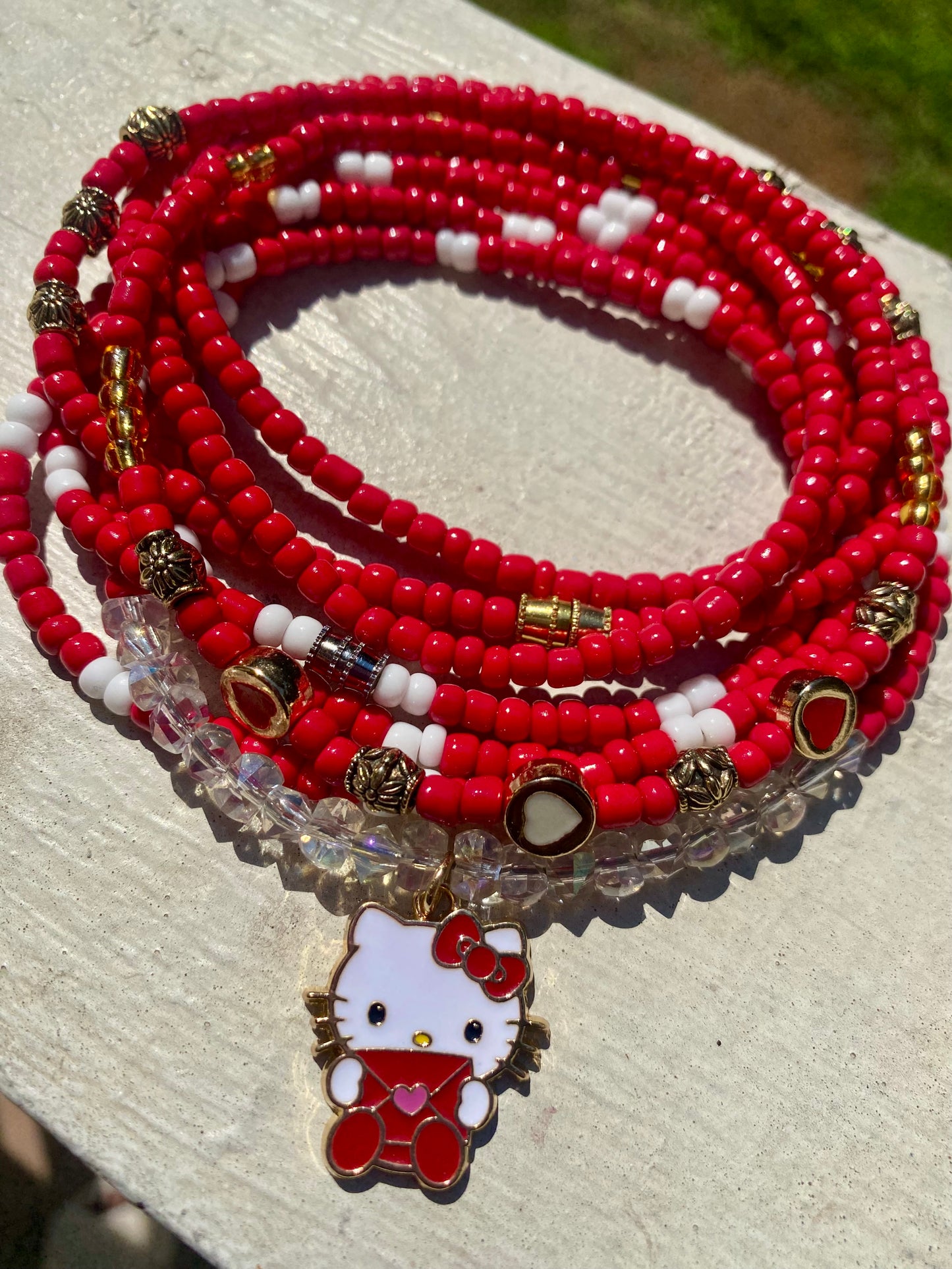 Hello Kitty Waist Bead Set